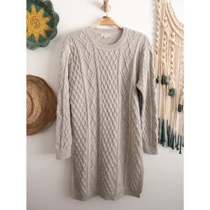 Novica Gray Alpaca Soft Sweater Dress Size XL Peru